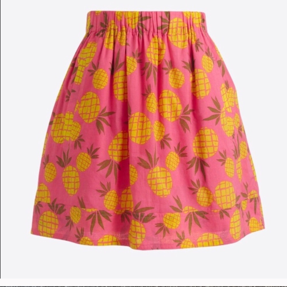 NWT J. Crew pineapple skirt